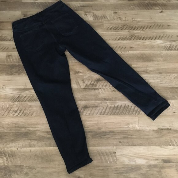 R Jeans Dark Bluish Black Curvy Super High Rise Denim Jeans 34 Tall - Picture 3 of 10